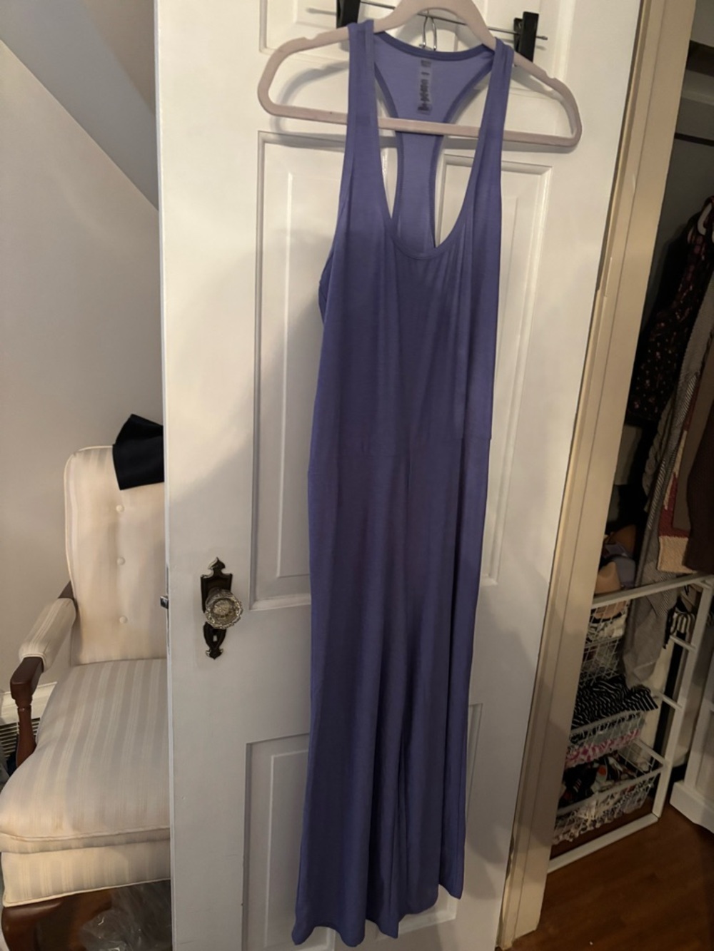 Beyond Yoga Lavender Racerback Maxi Jumpsuit